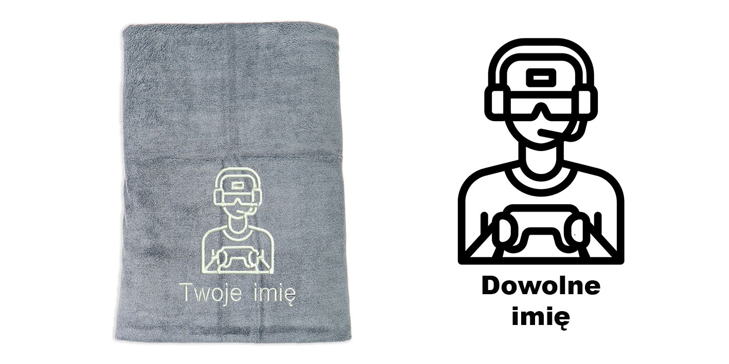 ręcznik szybkoschnący z mikrofibry dla gracza